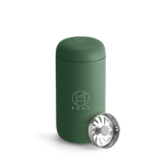 Cargo Green cylindrical tumbler with a silver Splash Guard, featuring the brand 'KOHI'.
